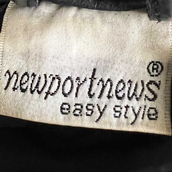 Newport News Easy Style-shell 100% leather women's jackets  in excellent shape - Picture 16 of 16